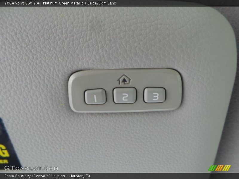 Platinum Green Metallic / Beige/Light Sand 2004 Volvo S60 2.4