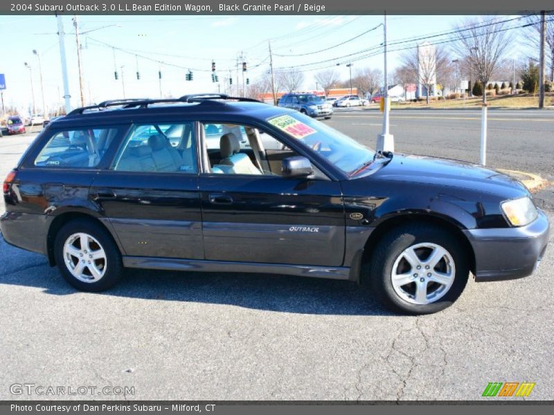 Black Granite Pearl / Beige 2004 Subaru Outback 3.0 L.L.Bean Edition Wagon