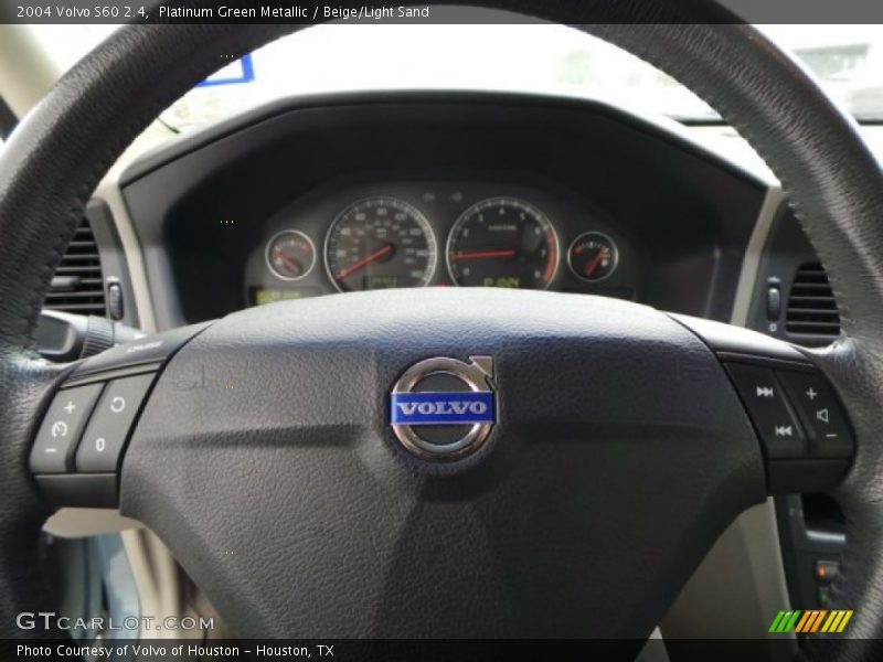 Platinum Green Metallic / Beige/Light Sand 2004 Volvo S60 2.4