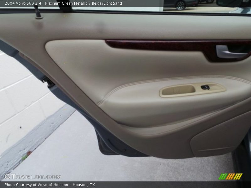Platinum Green Metallic / Beige/Light Sand 2004 Volvo S60 2.4