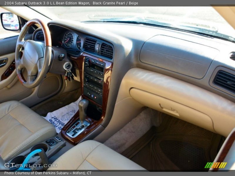 Black Granite Pearl / Beige 2004 Subaru Outback 3.0 L.L.Bean Edition Wagon