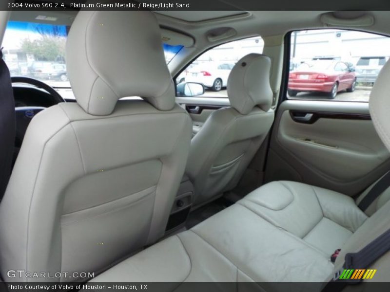 Platinum Green Metallic / Beige/Light Sand 2004 Volvo S60 2.4