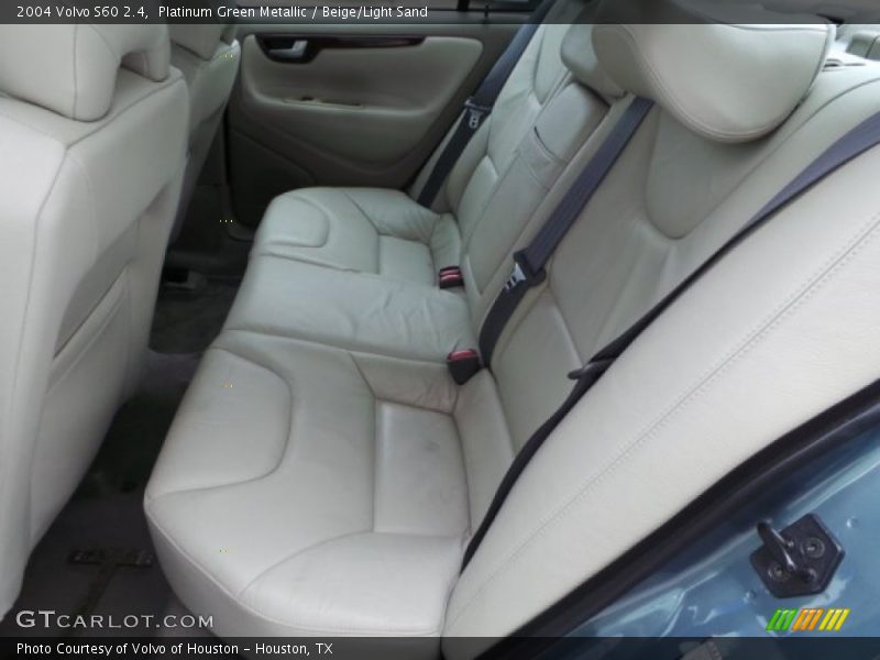 Platinum Green Metallic / Beige/Light Sand 2004 Volvo S60 2.4