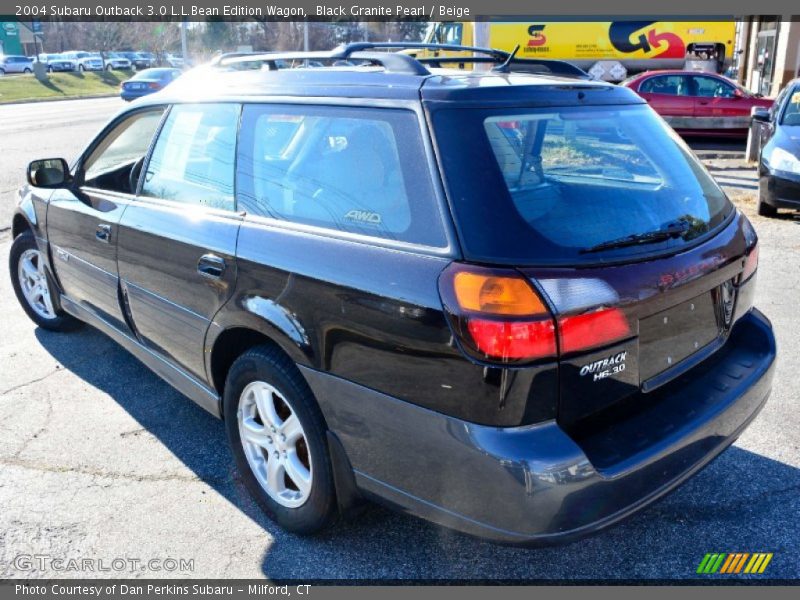 Black Granite Pearl / Beige 2004 Subaru Outback 3.0 L.L.Bean Edition Wagon
