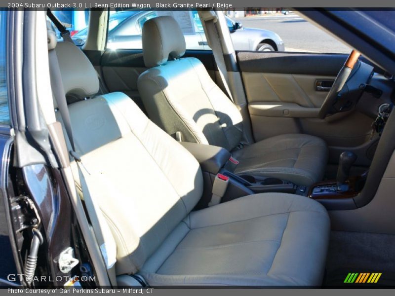 Black Granite Pearl / Beige 2004 Subaru Outback 3.0 L.L.Bean Edition Wagon
