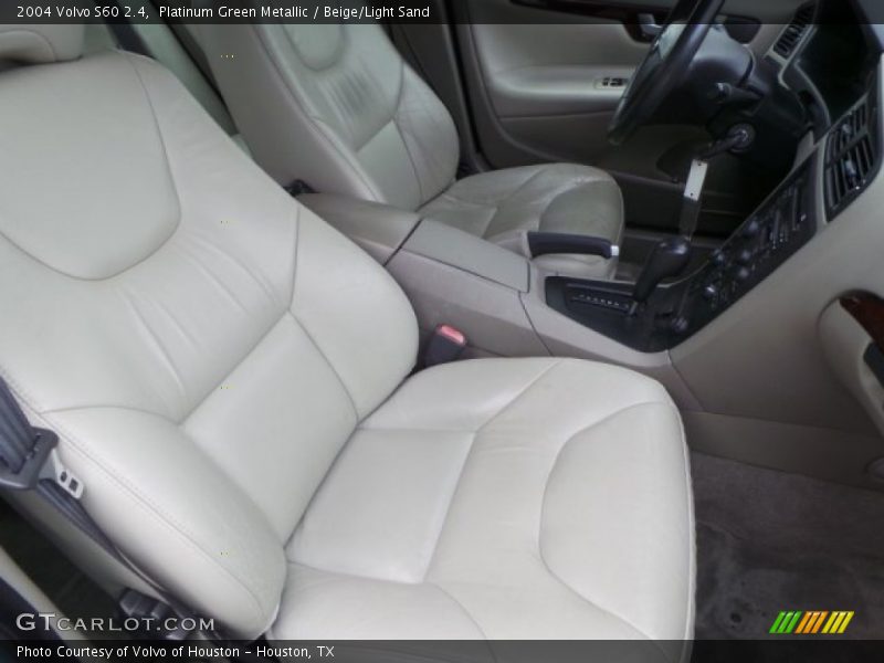 Platinum Green Metallic / Beige/Light Sand 2004 Volvo S60 2.4