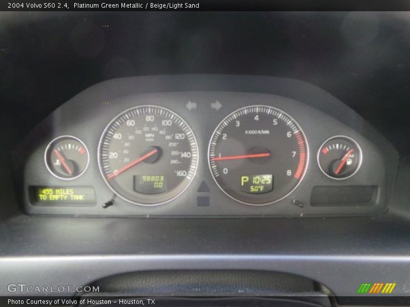Platinum Green Metallic / Beige/Light Sand 2004 Volvo S60 2.4