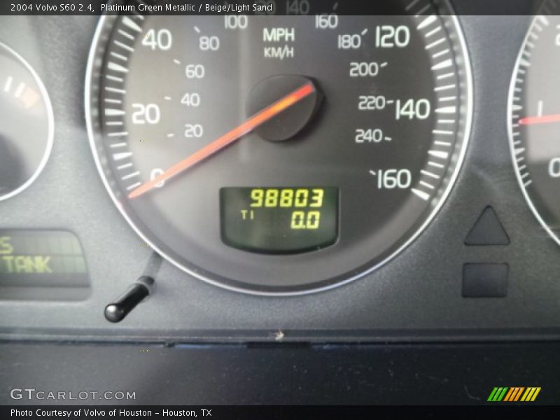 Platinum Green Metallic / Beige/Light Sand 2004 Volvo S60 2.4