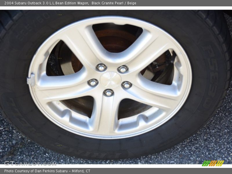 Black Granite Pearl / Beige 2004 Subaru Outback 3.0 L.L.Bean Edition Wagon