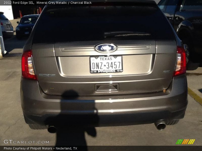 Mineral Grey Metallic / Charcoal Black 2012 Ford Edge SEL