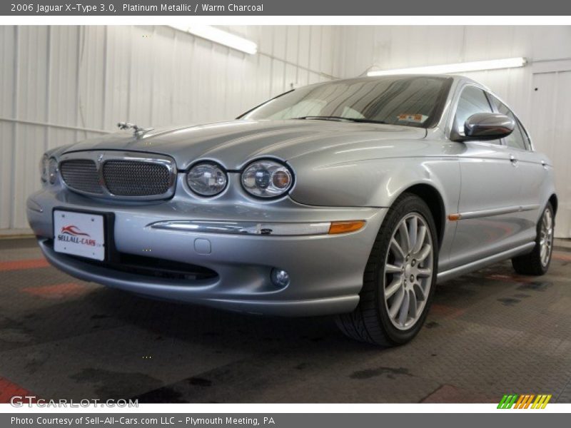 Platinum Metallic / Warm Charcoal 2006 Jaguar X-Type 3.0