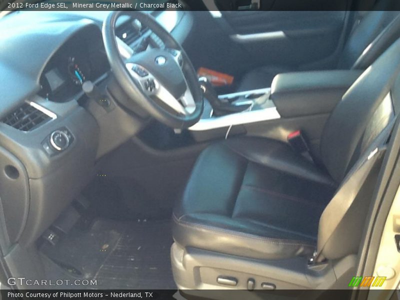 Mineral Grey Metallic / Charcoal Black 2012 Ford Edge SEL
