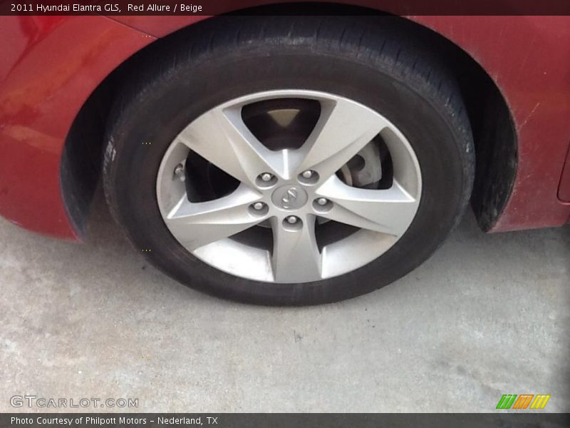 Red Allure / Beige 2011 Hyundai Elantra GLS
