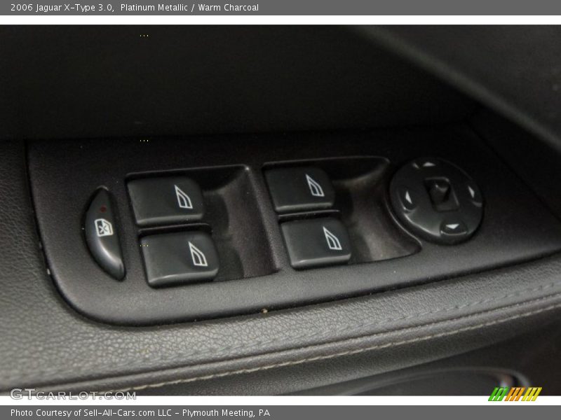 Platinum Metallic / Warm Charcoal 2006 Jaguar X-Type 3.0