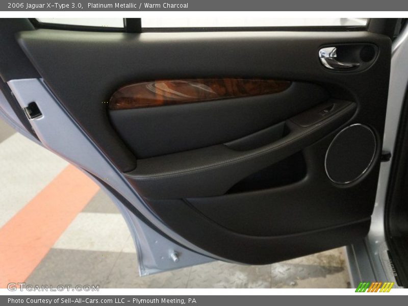 Platinum Metallic / Warm Charcoal 2006 Jaguar X-Type 3.0