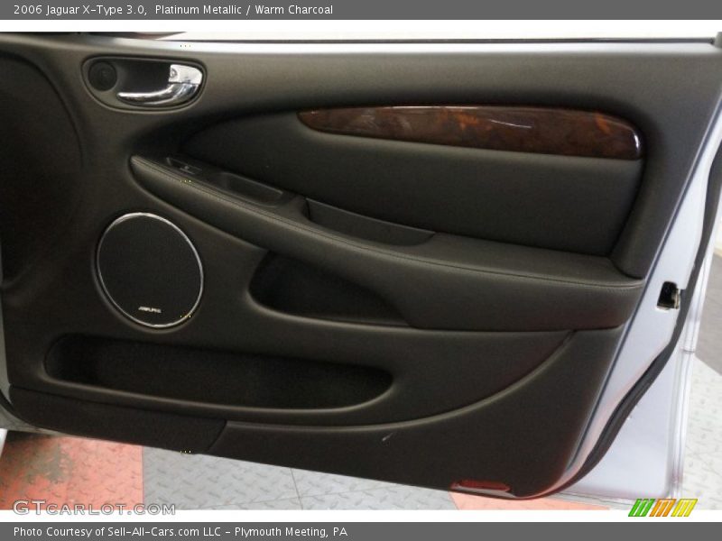 Platinum Metallic / Warm Charcoal 2006 Jaguar X-Type 3.0