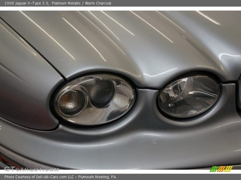 Platinum Metallic / Warm Charcoal 2006 Jaguar X-Type 3.0
