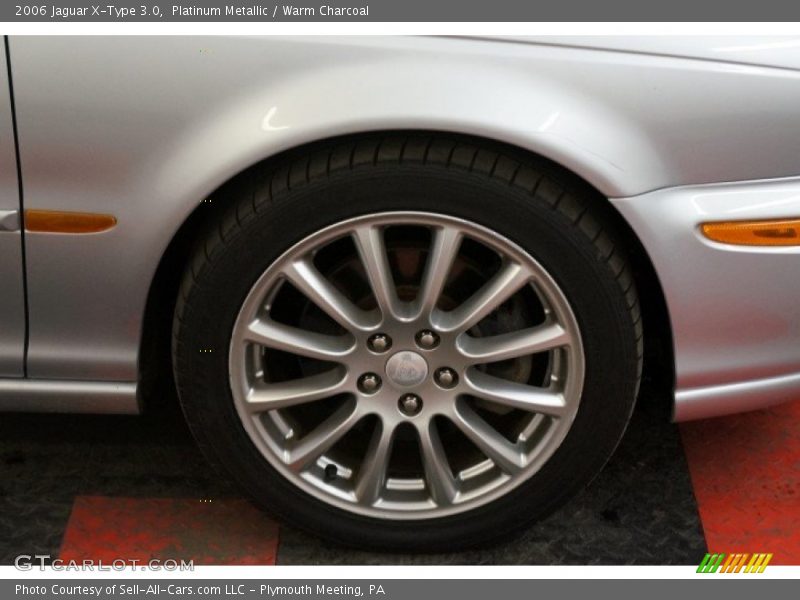 Platinum Metallic / Warm Charcoal 2006 Jaguar X-Type 3.0