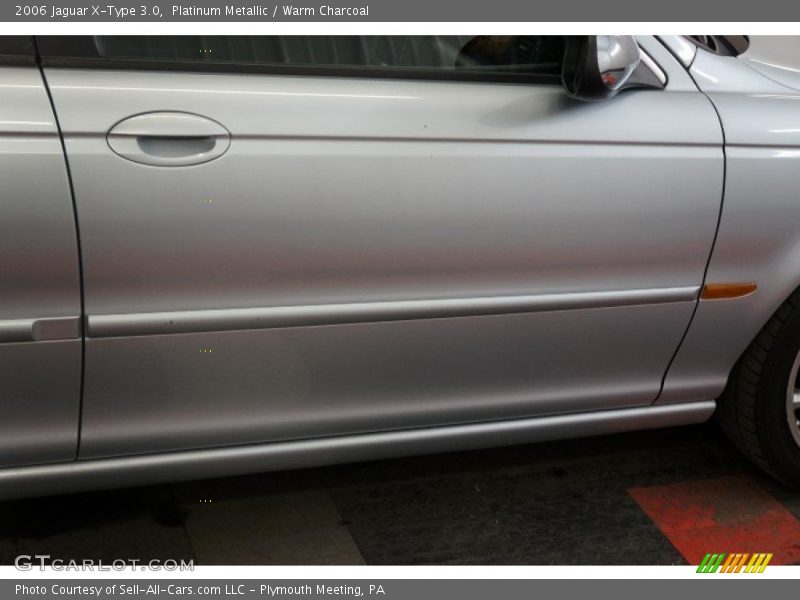 Platinum Metallic / Warm Charcoal 2006 Jaguar X-Type 3.0