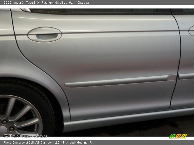 Platinum Metallic / Warm Charcoal 2006 Jaguar X-Type 3.0
