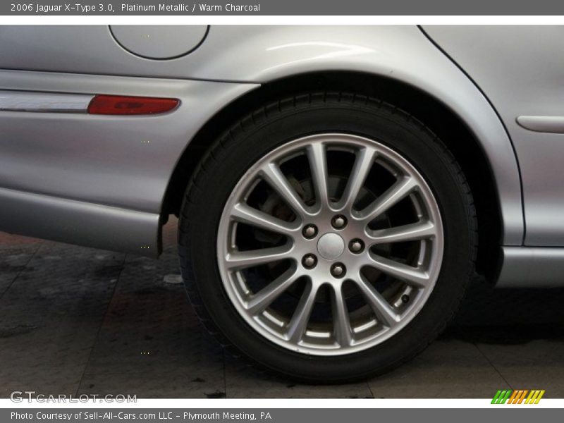 Platinum Metallic / Warm Charcoal 2006 Jaguar X-Type 3.0