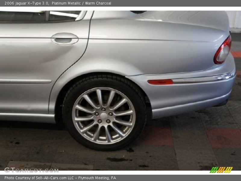 Platinum Metallic / Warm Charcoal 2006 Jaguar X-Type 3.0