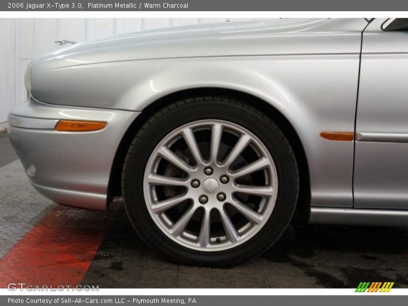 Platinum Metallic / Warm Charcoal 2006 Jaguar X-Type 3.0
