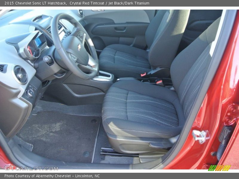 Crystal Red Tintcoat / Jet Black/Dark Titanium 2015 Chevrolet Sonic LT Hatchback