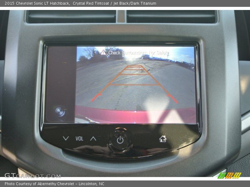 Crystal Red Tintcoat / Jet Black/Dark Titanium 2015 Chevrolet Sonic LT Hatchback