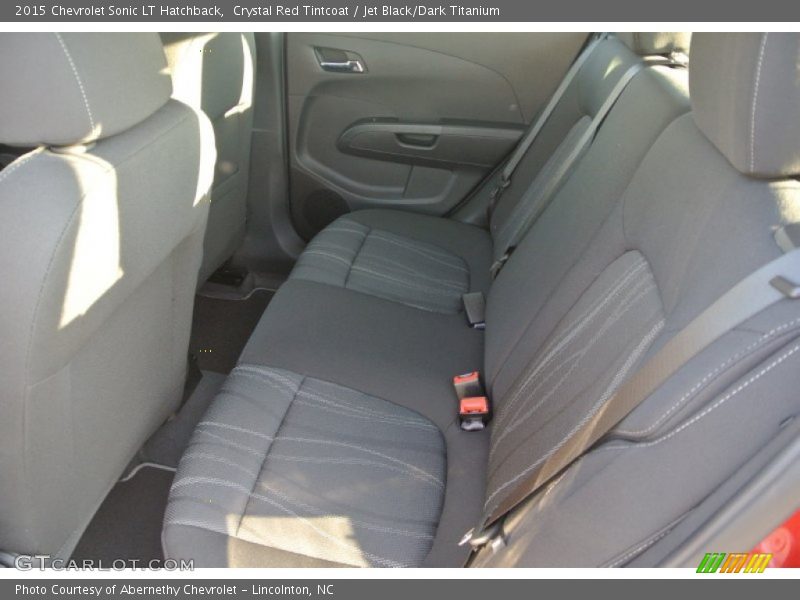 Crystal Red Tintcoat / Jet Black/Dark Titanium 2015 Chevrolet Sonic LT Hatchback