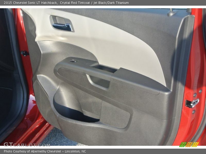 Crystal Red Tintcoat / Jet Black/Dark Titanium 2015 Chevrolet Sonic LT Hatchback