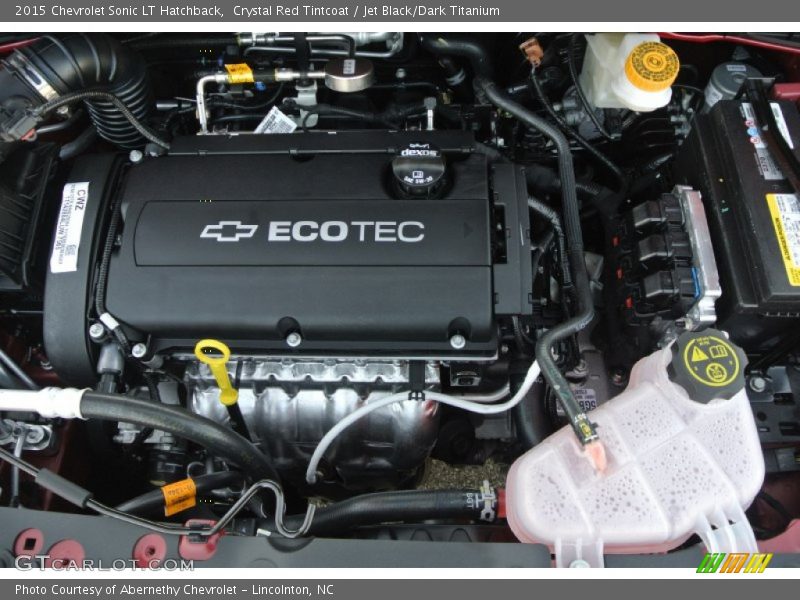 Crystal Red Tintcoat / Jet Black/Dark Titanium 2015 Chevrolet Sonic LT Hatchback