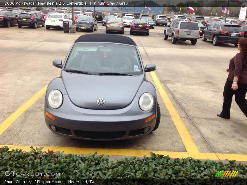 Platinum Grey / Grey 2006 Volkswagen New Beetle 2.5 Convertible