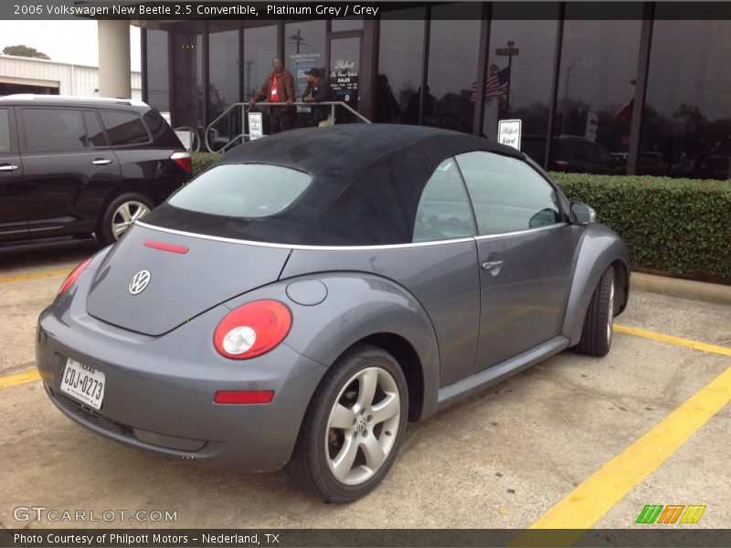 Platinum Grey / Grey 2006 Volkswagen New Beetle 2.5 Convertible