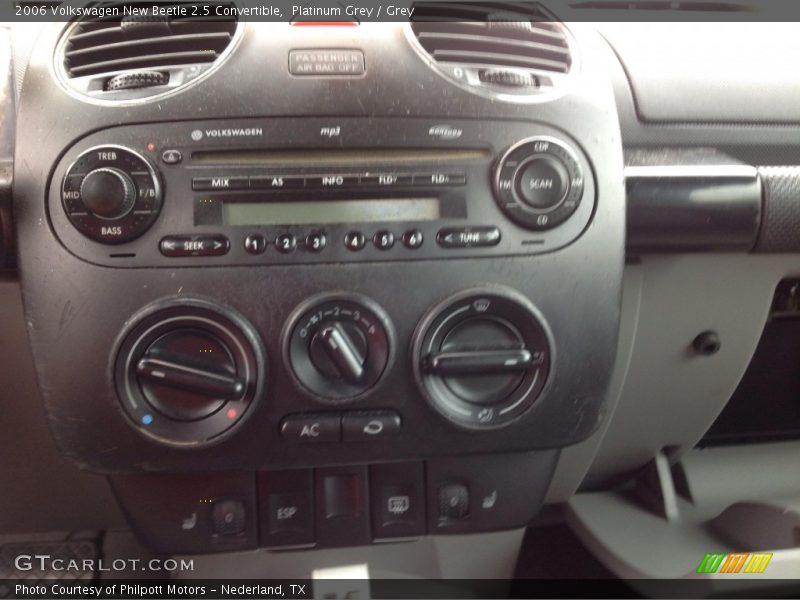 Platinum Grey / Grey 2006 Volkswagen New Beetle 2.5 Convertible