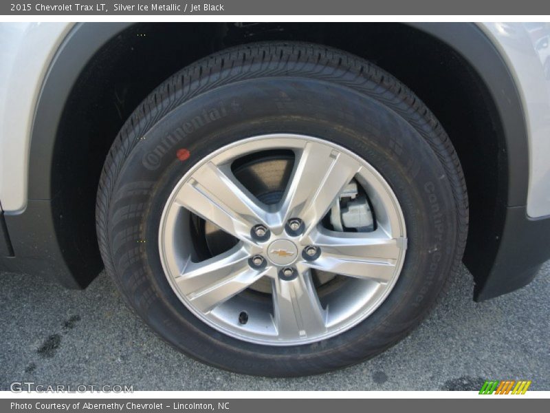 Silver Ice Metallic / Jet Black 2015 Chevrolet Trax LT