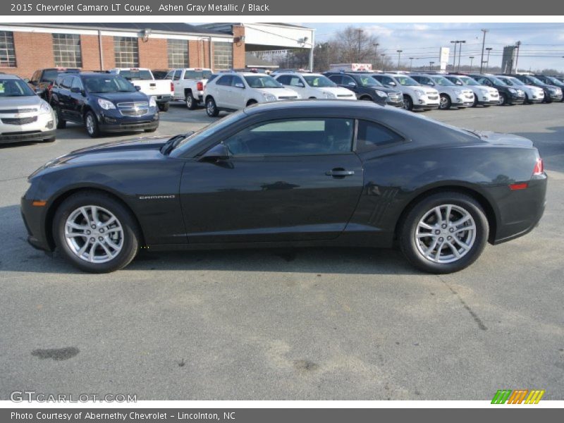 Ashen Gray Metallic / Black 2015 Chevrolet Camaro LT Coupe
