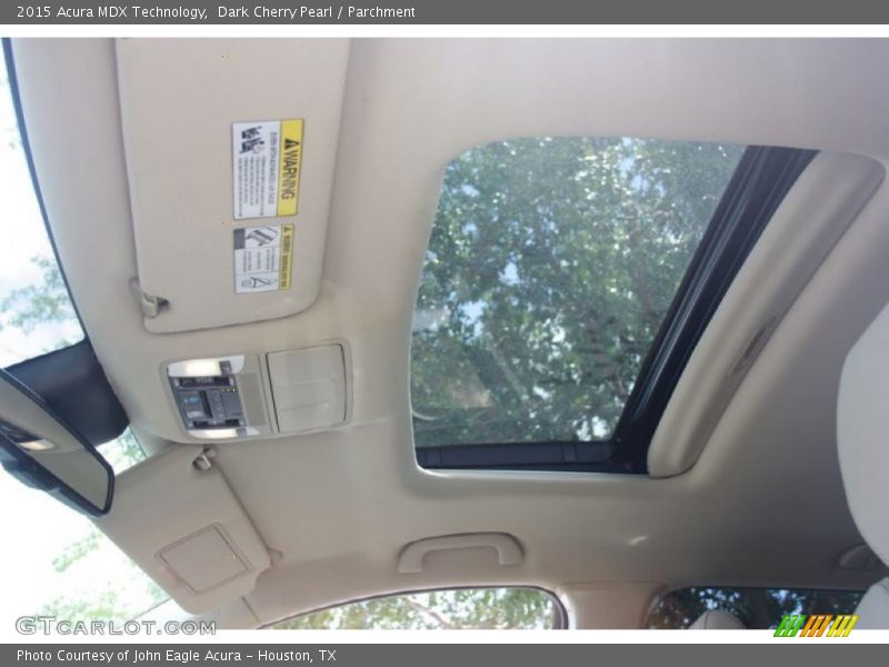 Dark Cherry Pearl / Parchment 2015 Acura MDX Technology