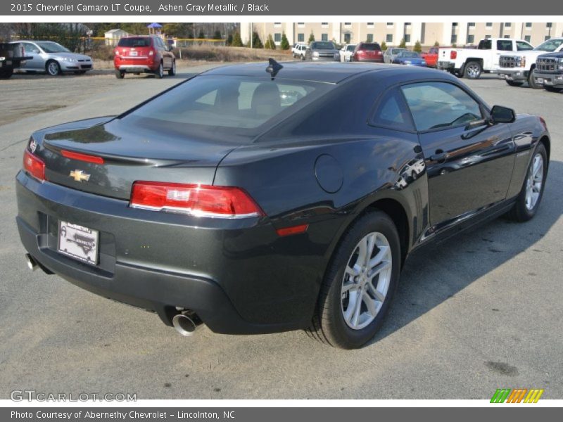 Ashen Gray Metallic / Black 2015 Chevrolet Camaro LT Coupe