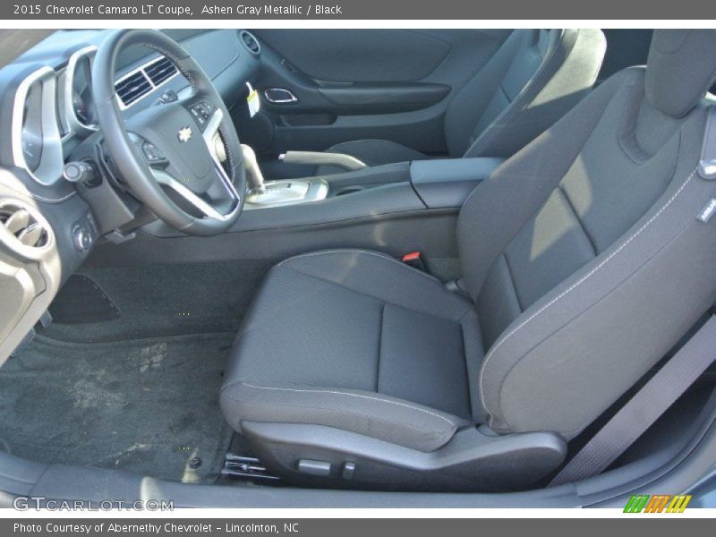 Ashen Gray Metallic / Black 2015 Chevrolet Camaro LT Coupe