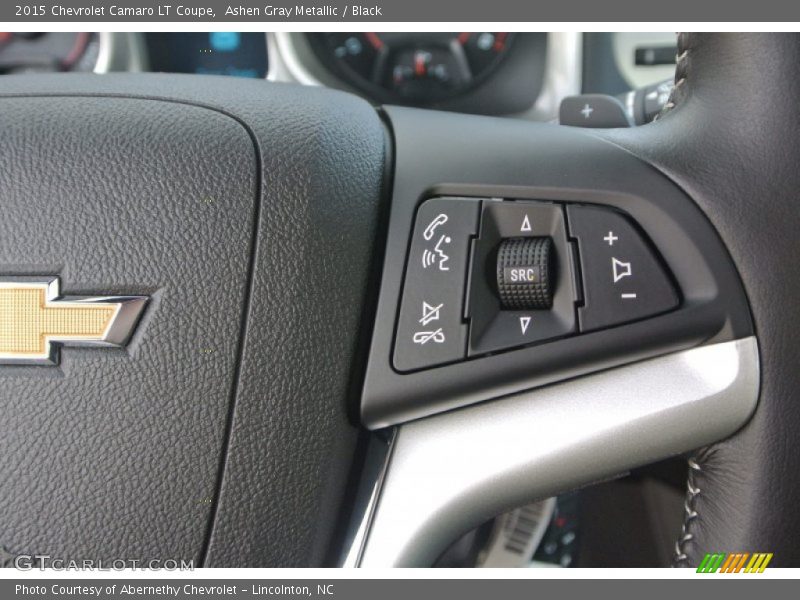 Ashen Gray Metallic / Black 2015 Chevrolet Camaro LT Coupe