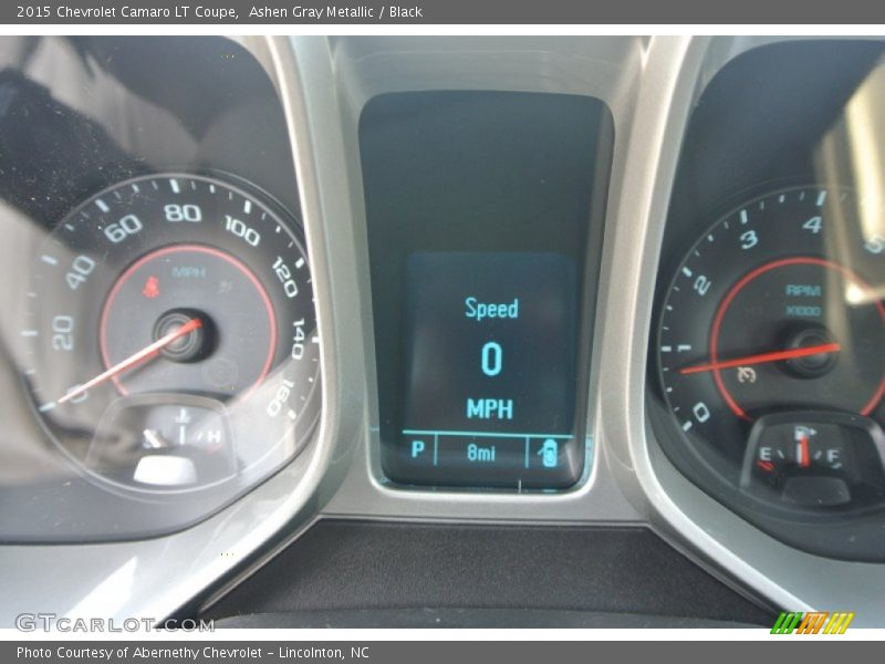 Ashen Gray Metallic / Black 2015 Chevrolet Camaro LT Coupe