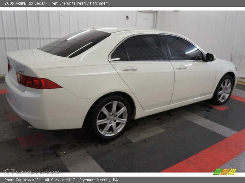 Premium White Pearl / Parchment 2005 Acura TSX Sedan