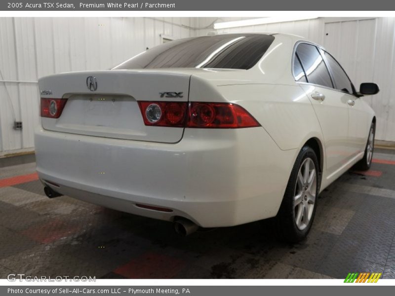 Premium White Pearl / Parchment 2005 Acura TSX Sedan