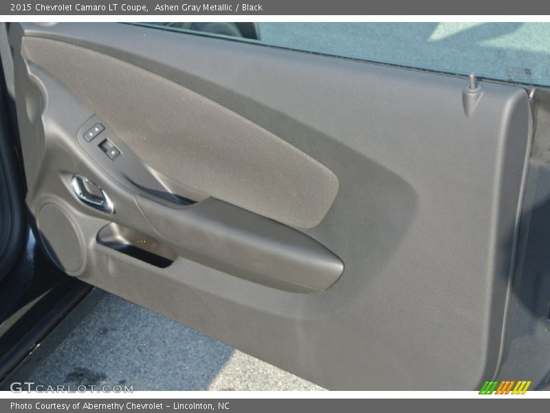 Ashen Gray Metallic / Black 2015 Chevrolet Camaro LT Coupe