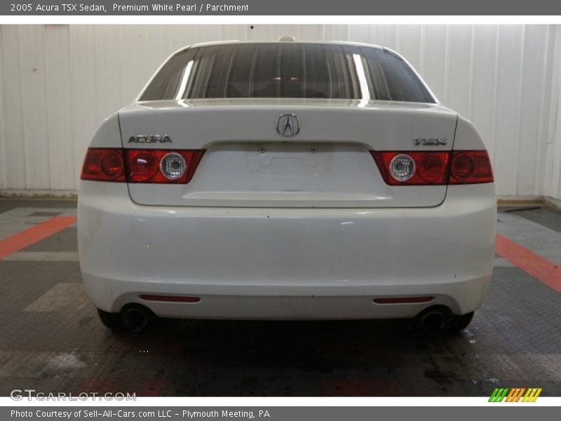 Premium White Pearl / Parchment 2005 Acura TSX Sedan