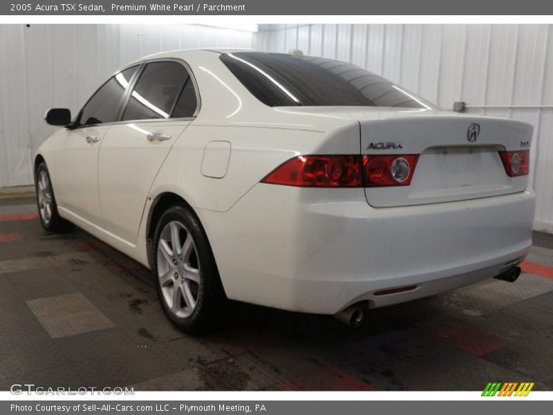 Premium White Pearl / Parchment 2005 Acura TSX Sedan