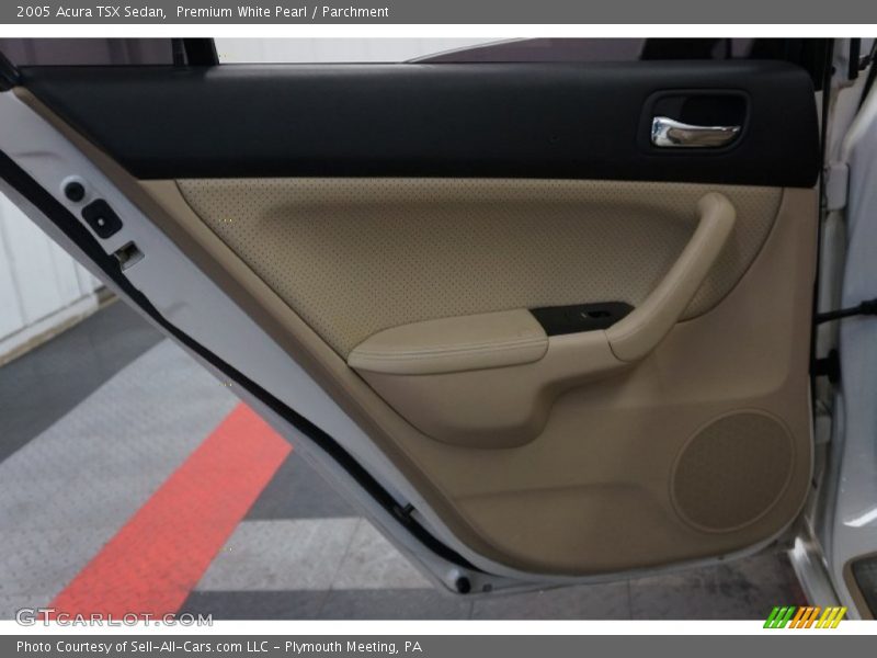 Premium White Pearl / Parchment 2005 Acura TSX Sedan