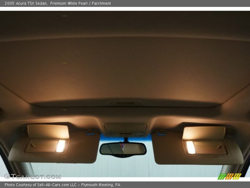 Premium White Pearl / Parchment 2005 Acura TSX Sedan