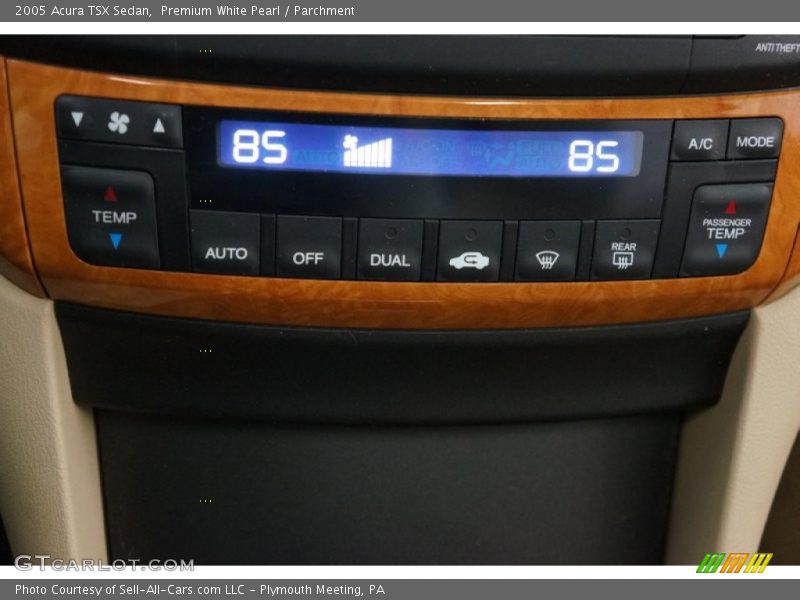 Premium White Pearl / Parchment 2005 Acura TSX Sedan